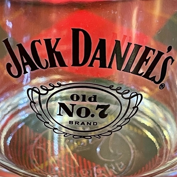 Jack Daniel’s Old No. 7 Brand Whiskey Glass Set of 2 Barware - Picture 9 of 9